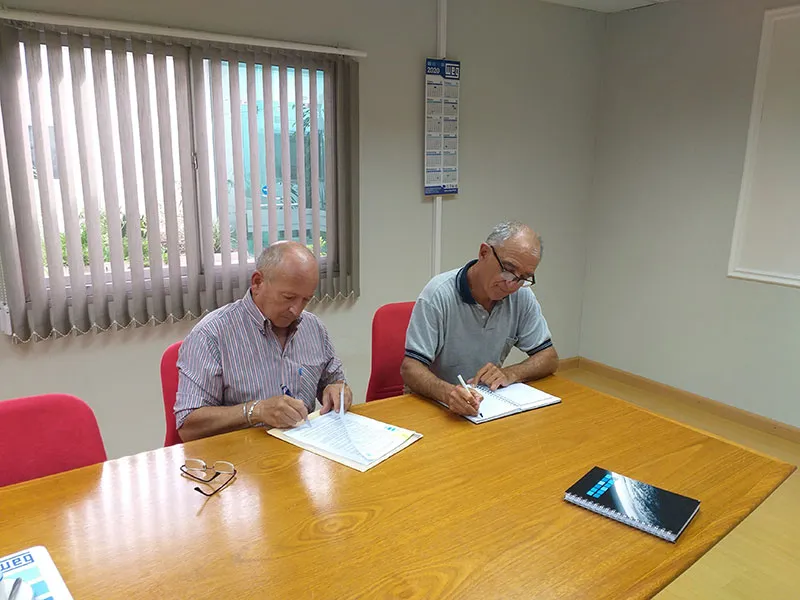Firma de acuerdo técnico entre EDACI S.R.L. y Weg Equipamientos Eléctricos S.A.